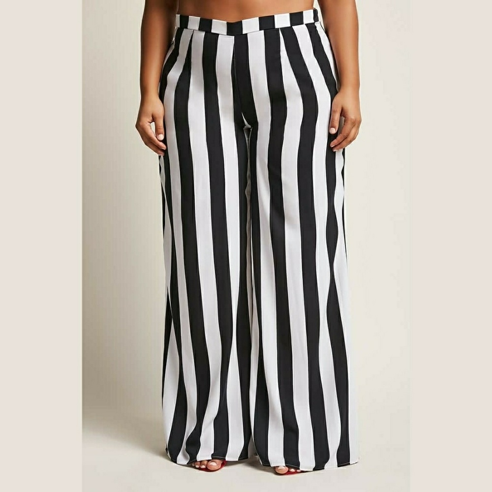 Forever 21 Plus wide leg pants
